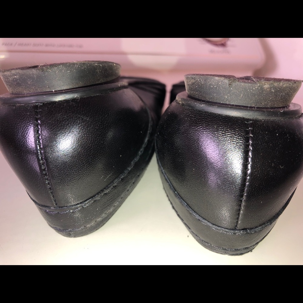 BCBG Girls black ballet flats squared toe 8.5 - Picture 2 of 4